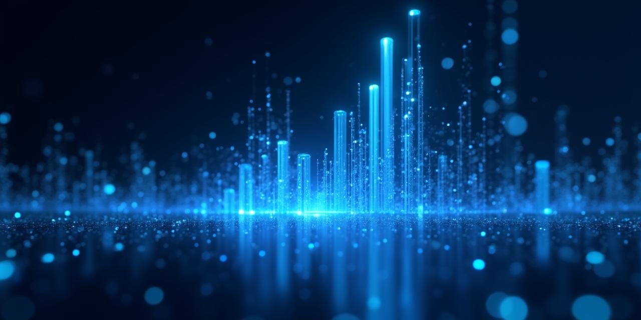Visualización técnica de datos y flujos de IA predictiva